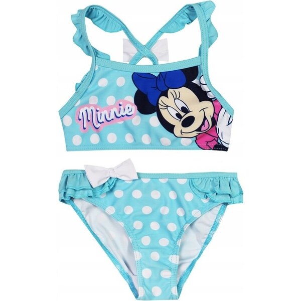 SunCity Dievčenské dvojdielne plavky Minnie Mouse s bodkami 38095819