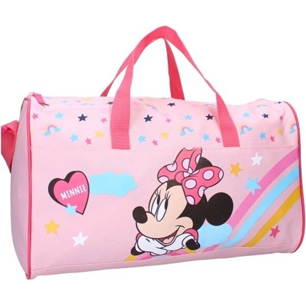 Vadobag Dievčenská športová taška Minnie Mouse s dúhou - Disney 39424024