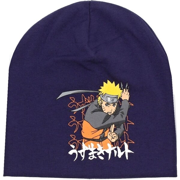 DIFUZED Detská jarná / jesenná čiapka Naruto - tmavo modrá 41379733