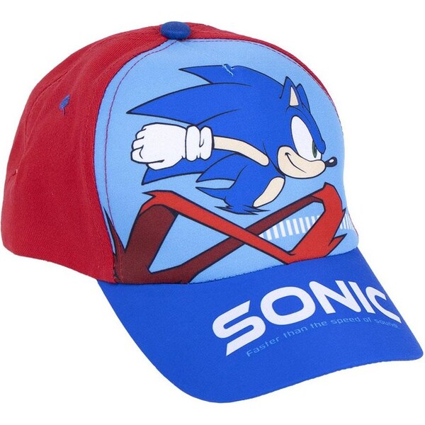 CERDÁ Detská šiltovka Ježko Sonic 2 - červená 43245065