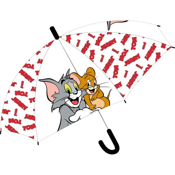 E plus M Detský vystreľovací transparentný dáždnik Tom a Jerry 43638046