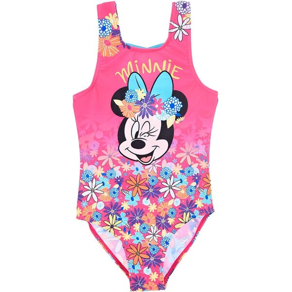 SunCity Dievčenské jednodielne kvetované plavky Minnie Mouse 45138387