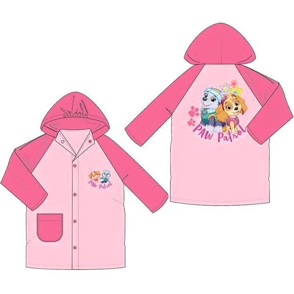 DIFUZED Dievčenská pláštenka Labková patrola - Paw Patrol 51044219