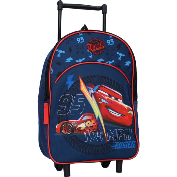 Vadobag Detský cestovný kufor na kolieskach Autá - Blesk McQueen 53693114