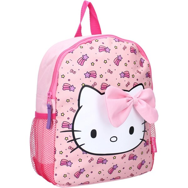 Vadobag Dievčenský batoh Hello Kitty s 3D mašľou 60497141
