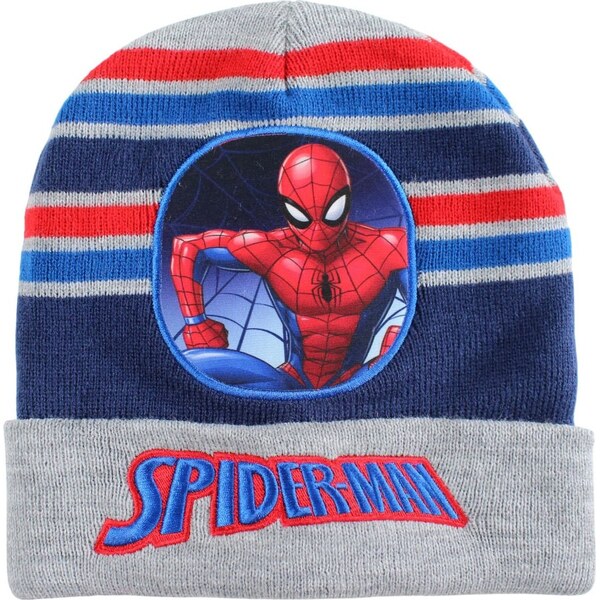 DIFUZED Detská zimná pletená čiapka Spiderman 66502474