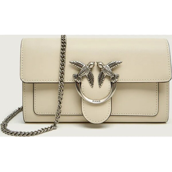 Pinko Kožená listová kabelka / peňaženka LOVE ONE 67122032