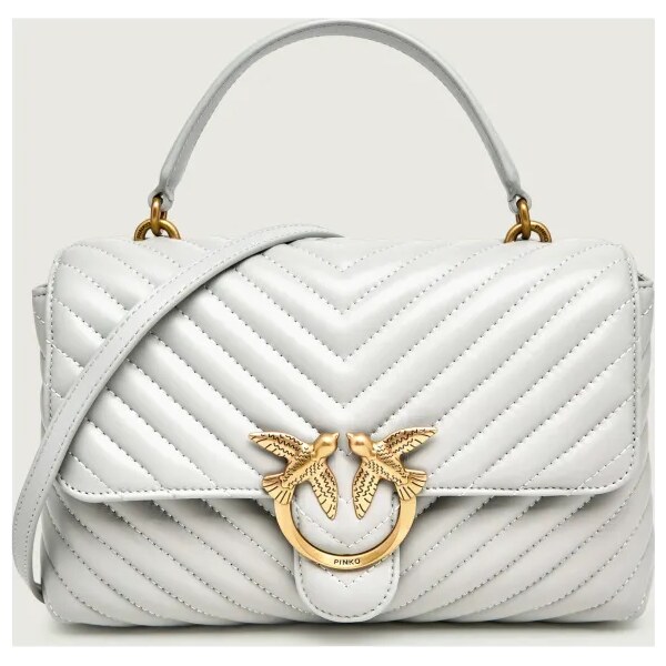 Pinko Kožená kabelka na rameno LOVE LADY PUFF CLASSIC 67120859