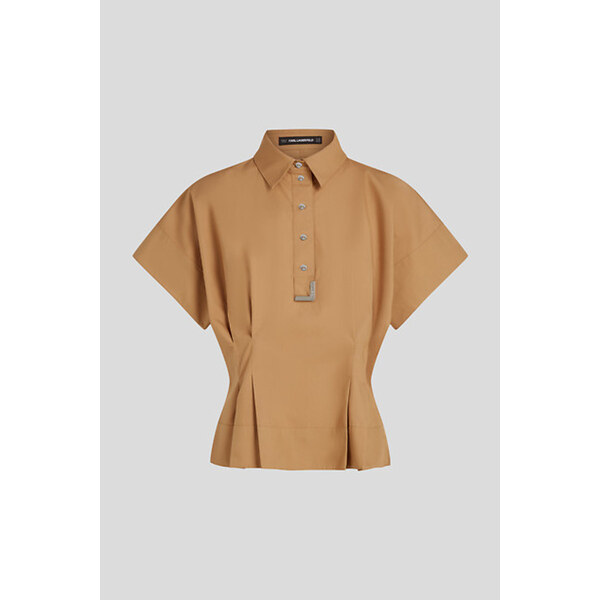 KOŠEĽA KARL LAGERFELD METAL DETAIL POPLIN SHIRT 67124897