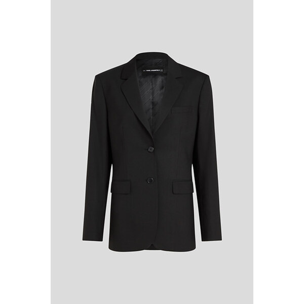 SAKO KARL LAGERFELD LOGO TAPE RELAXED BLAZER 67124914