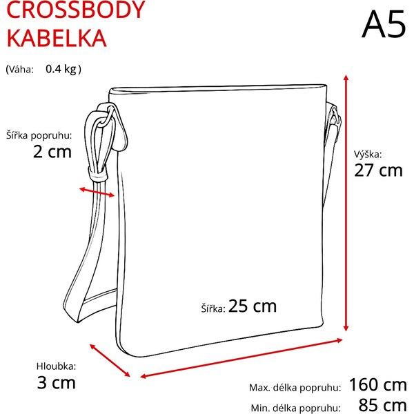 Kožená kabelka crossbody Noelia Bolger čierna NB 2001 C 47092108