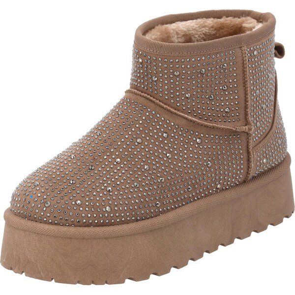 Palado Nízke čižmy tmavobéžová / strieborná 67137254