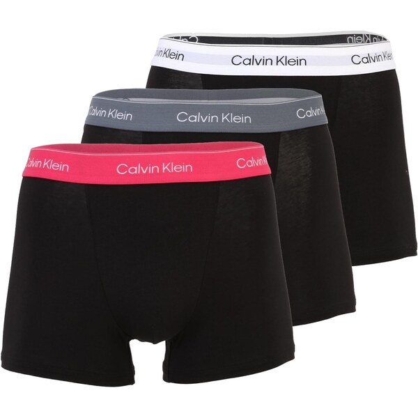 Calvin Klein Underwear Boxerky sivá / ružová / čierna / biela 67137278