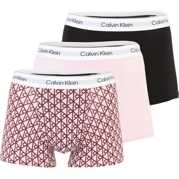 Calvin Klein Underwear Boxerky ružová / ružová / burgundská / čierna 67137284