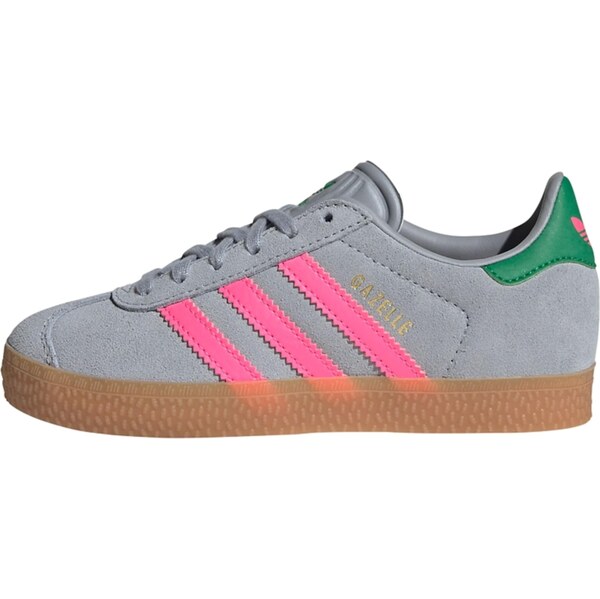 ADIDAS ORIGINALS Tenisky Gazelle striebornosivá / tmavozelená / 67137298
