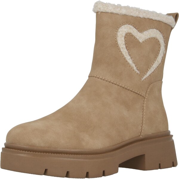 MARCO TOZZI Členkové čižmy farba ťavej srsti / biela ako vlna 67137303