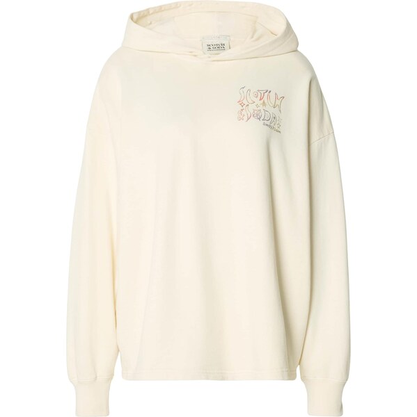 SCOTCH & SODA Mikina zelená / fialová / svetločervená / šedobiela 67137307