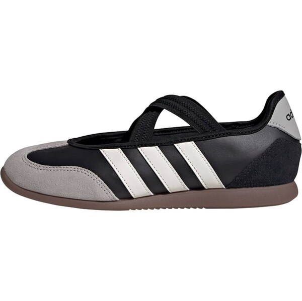 ADIDAS SPORTSWEAR Baleríny s ramienkom Barreda sivá / čierna / biela 67137355