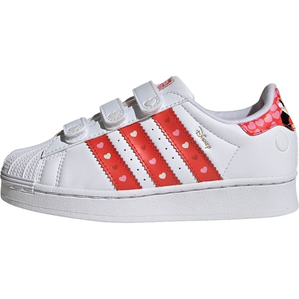 ADIDAS ORIGINALS Tenisky Disney Superstar ružová / červená / čierna / 67137356