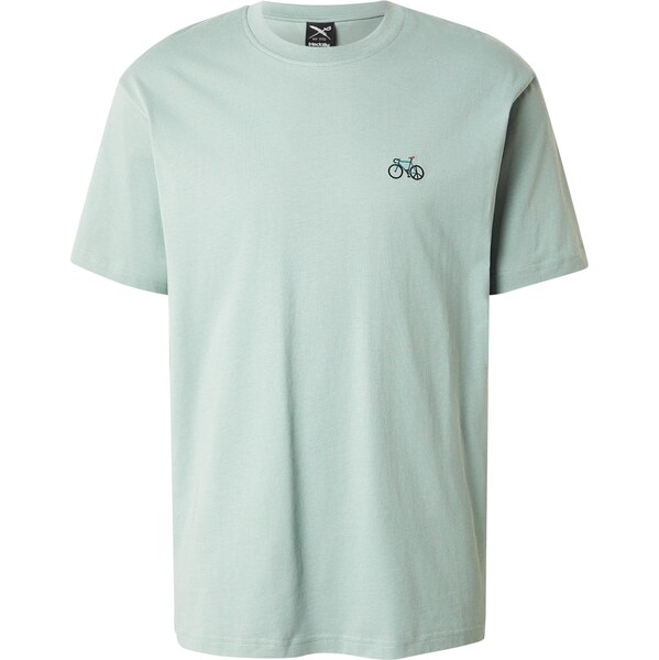 Iriedaily Tričko Peaceride modrá / pastelovo modrá / mokka / čierna 67137603