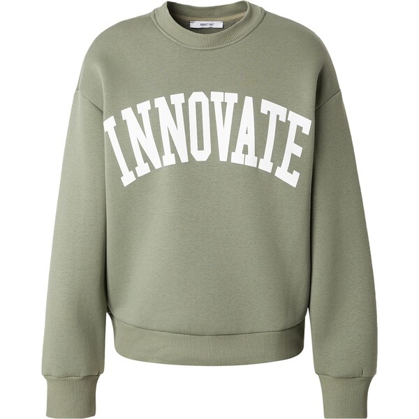 ABOUT YOU Mikina Fina kaki / biela 67137721