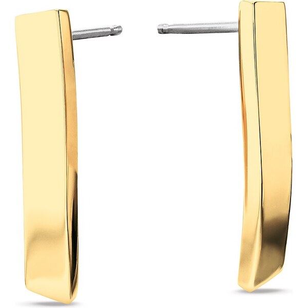 Calvin Klein Visiace pozlátené náušnice Elliptical 35000850 67135855