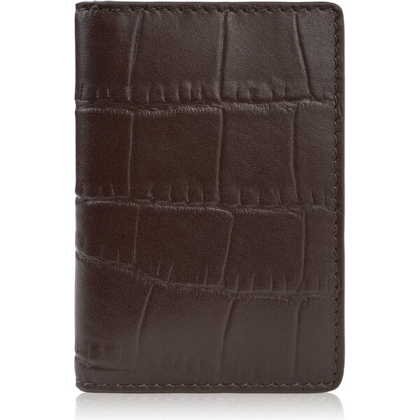 Paolo Peruzzi Elegantné kožené puzdro na karty s krokodílím vzorom s 66887805