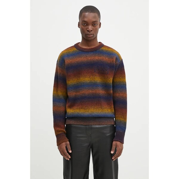 Sveter s prímesou vlny Aries Boucle Space Dye Knit 67155080