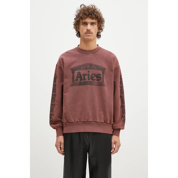 Bavlnená mikina Aries Aged Ancient Column Sweat 67155081