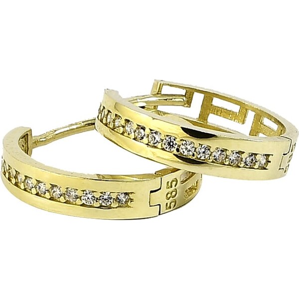 Zlaté náušnice Glare 998 67142919