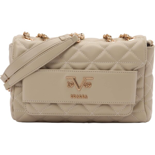 19V69 ITALIA Taška cez rameno Gaia Gold sivobéžová 66179892