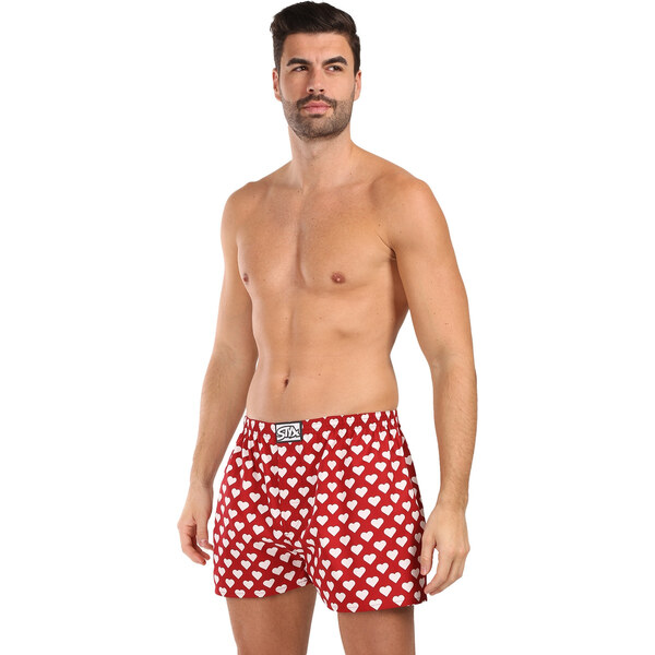 Pánske trenky Styx art klasická guma srdiečka (A1951) 67147002