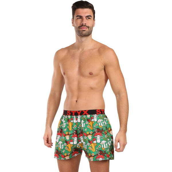 Pánske trenírky Styx art športová guma huby (B1858) 67147006