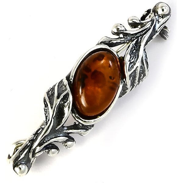 Strieborná brošňa Glare 50 67154189