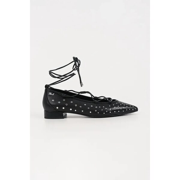 Kožené balerínky Karl Lagerfeld KERRIE 67147205