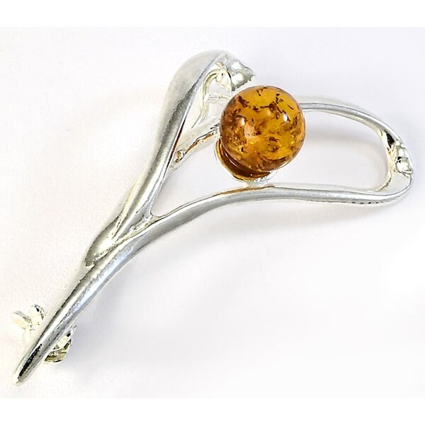 Strieborná brošňa Glare 52 67155754