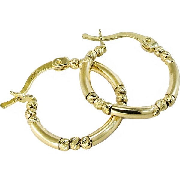 Zlaté náušnice Glare 1012 67155759