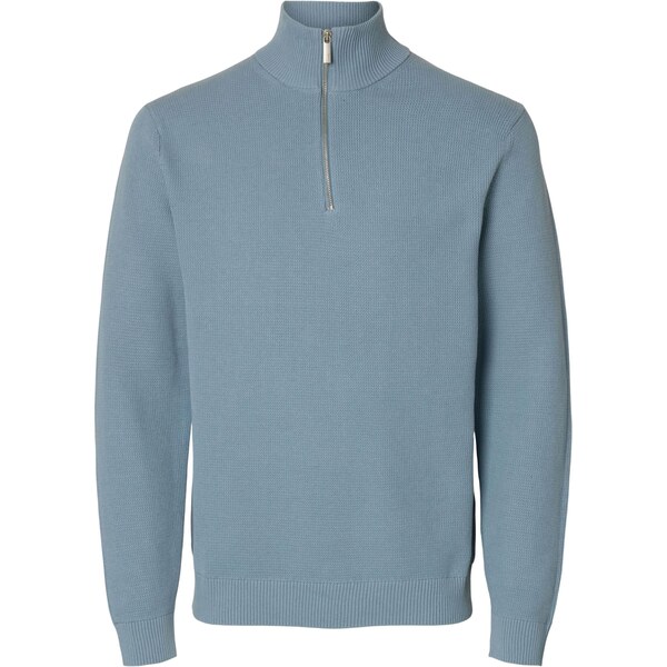 SELECTED Sveter SLHDANE dymovo modrá 67178430