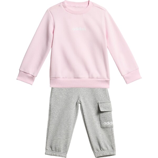 ADIDAS SPORTSWEAR Tréningový komplet Essentials sivá melírovaná / 67163818