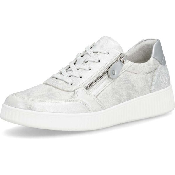 RIEKER Dámske tenisky REMONTE D2E05-90 strieborná S6 67165346