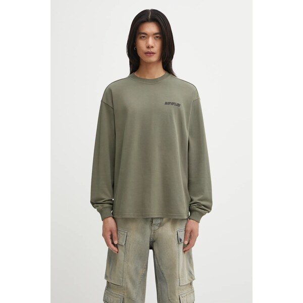 Bavlnené tričko s dlhým rukávom Napapijri S-Coldirai 67167866