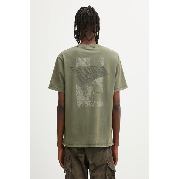 Bavlnené tričko Napapijri S-Aren 67167930