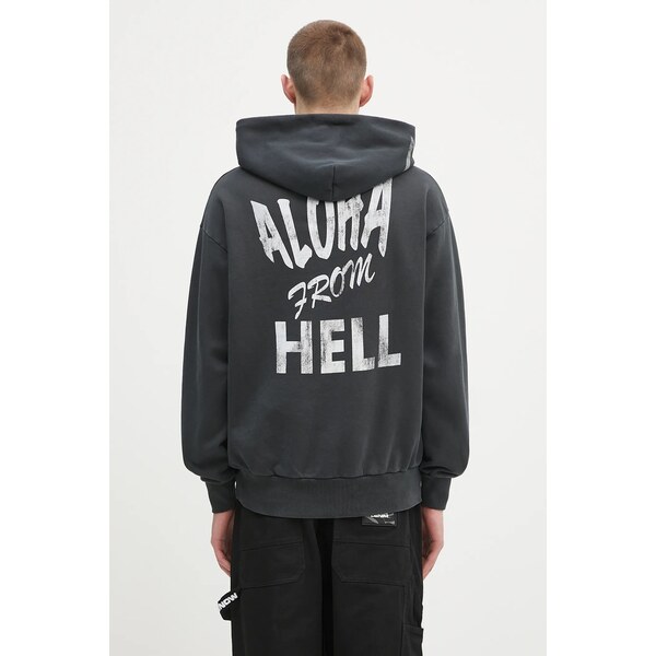 Bavlnená mikina Aries Faded Aloha From Hell Hoodie 67168104
