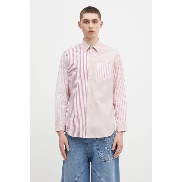 Bavlnená košeľa Aries Patchwork LS Shirt 67168093