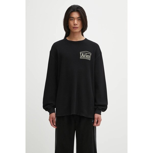 Bavlnené tričko s dlhým rukávom Aries Reversible Temple 67168128