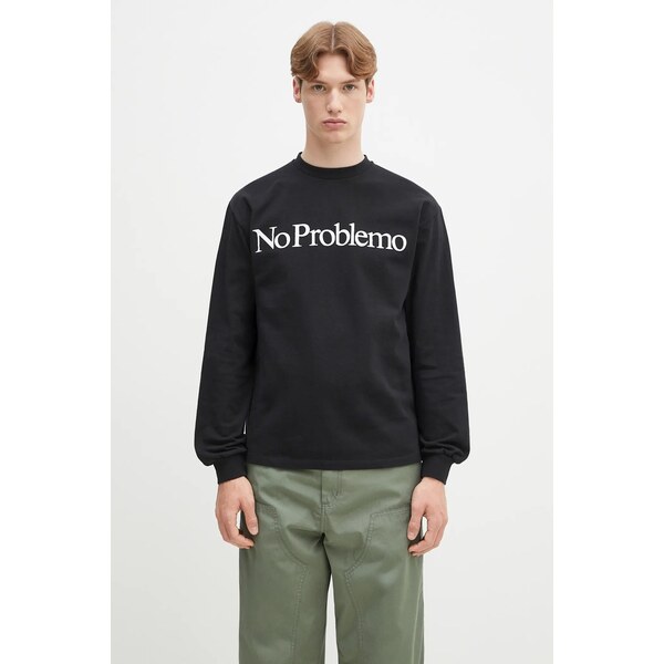 Bavlnené tričko s dlhým rukávom No Problemo No Problemo LS Tee 67244680
