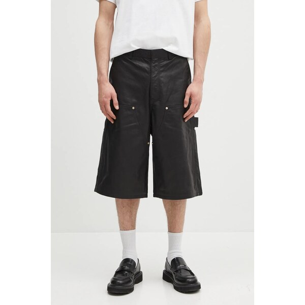 Kožené krátke nohavice Wales Bonner Ivy 67244825