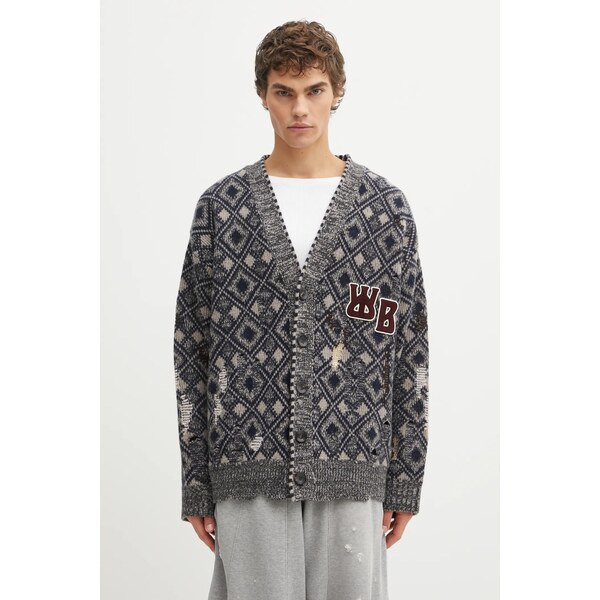 Vlnený kardigán Wales Bonner Sibling Cardigan 67244864