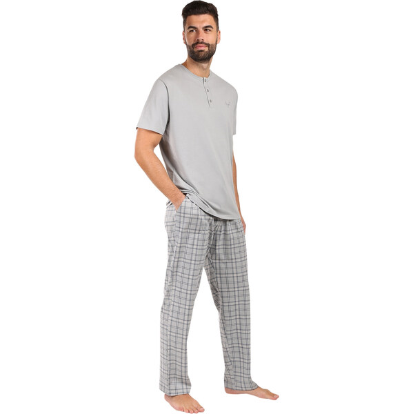 Pánske pyžamo Nedeto modalové viacfarebné (1NADV3) 67169131