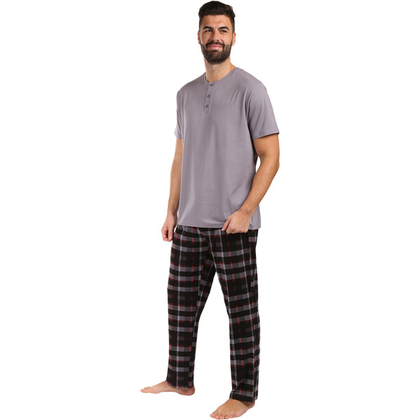 Pánske pyžamo Nedeto modalové viacfarebné (1NADV2) 67169132